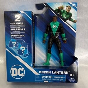 DC Green Lantern Figure - Black & Bright Green